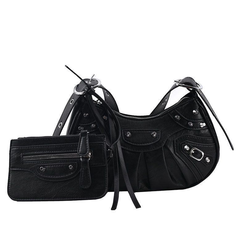 Multi-functional Biker Shoulder Bag