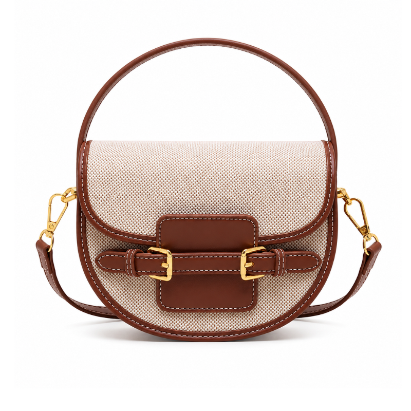 Sable Patchwork Elegance Handbag