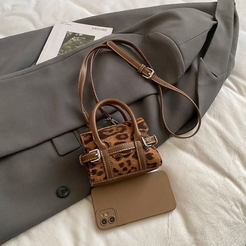 Leopard Muse Women’s Square Crossbody Bag