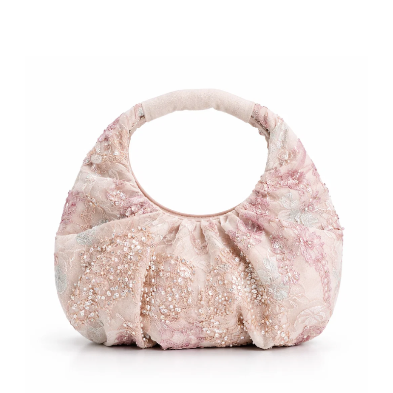 Veloria Embroidered Luxe Handbag