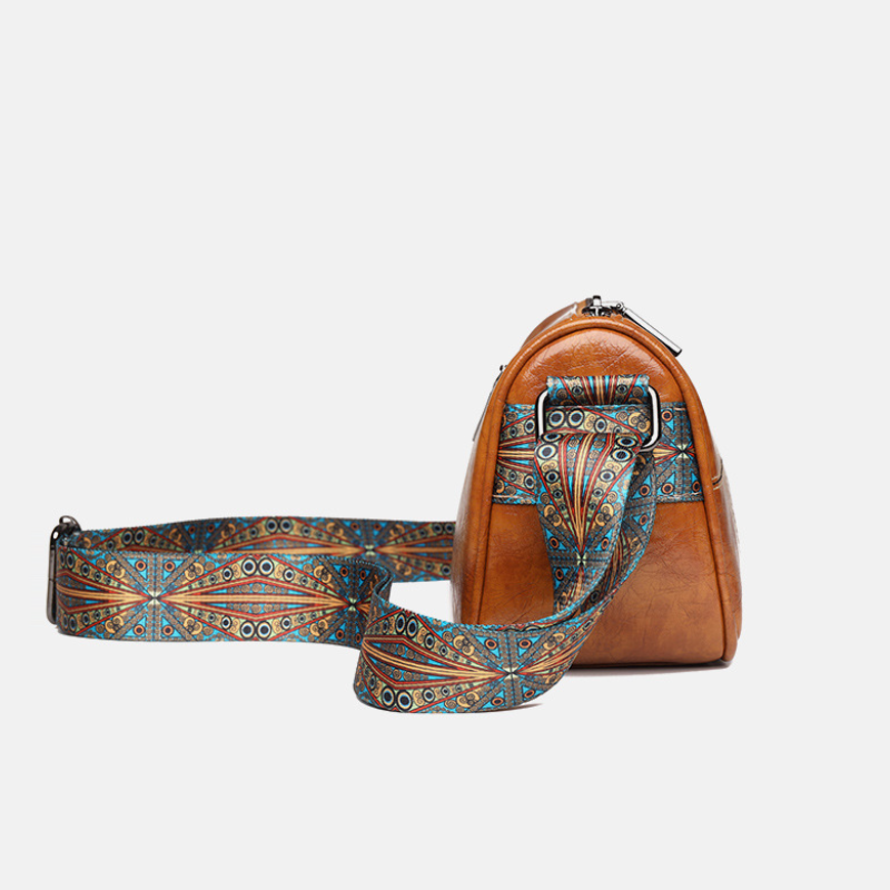 Barrel Wax Trend Crossbody Bag