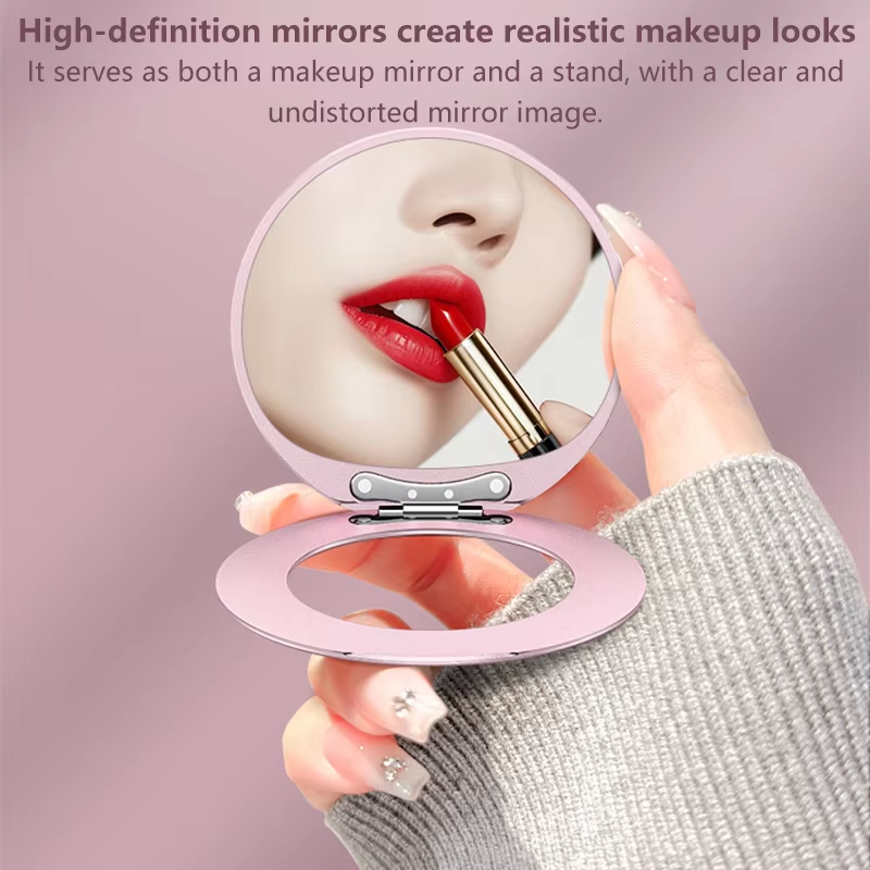 Magnetic Makeup Mirror Phone Stand