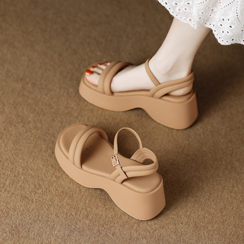 Modern Chunky Platform Cushioned Sandals for Women