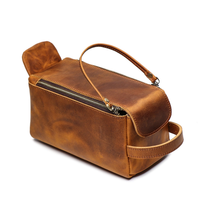 Retro Genuine Leather Mens Large Capacity Wallet