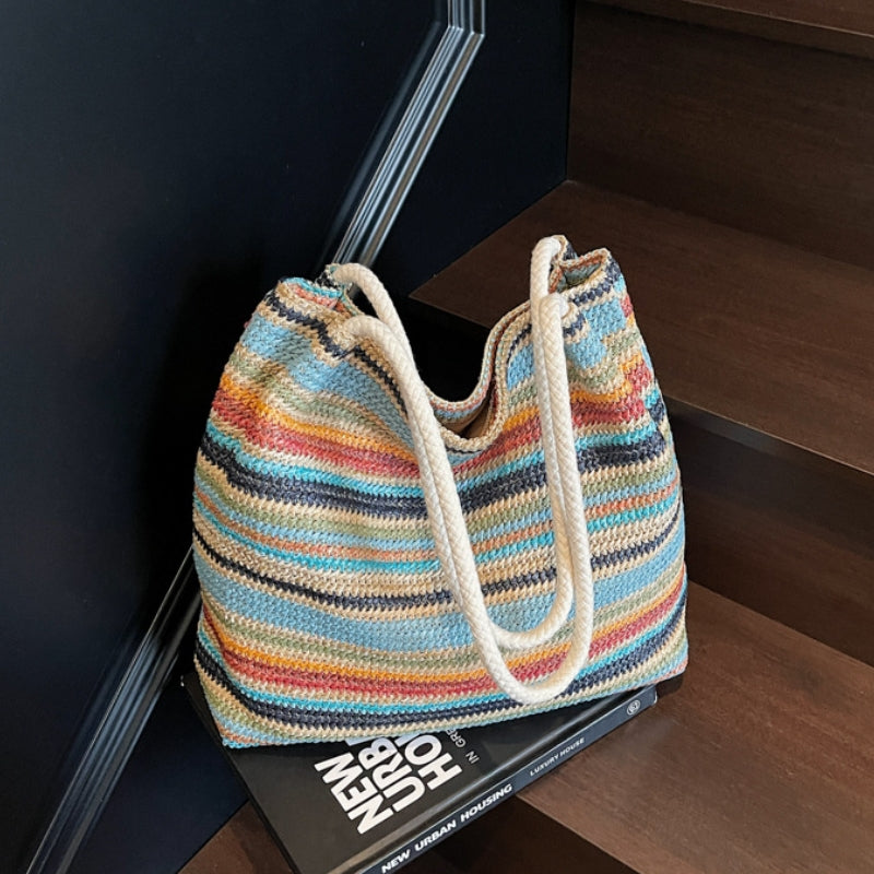 Tri Panel Sculpt Shoulder Bag