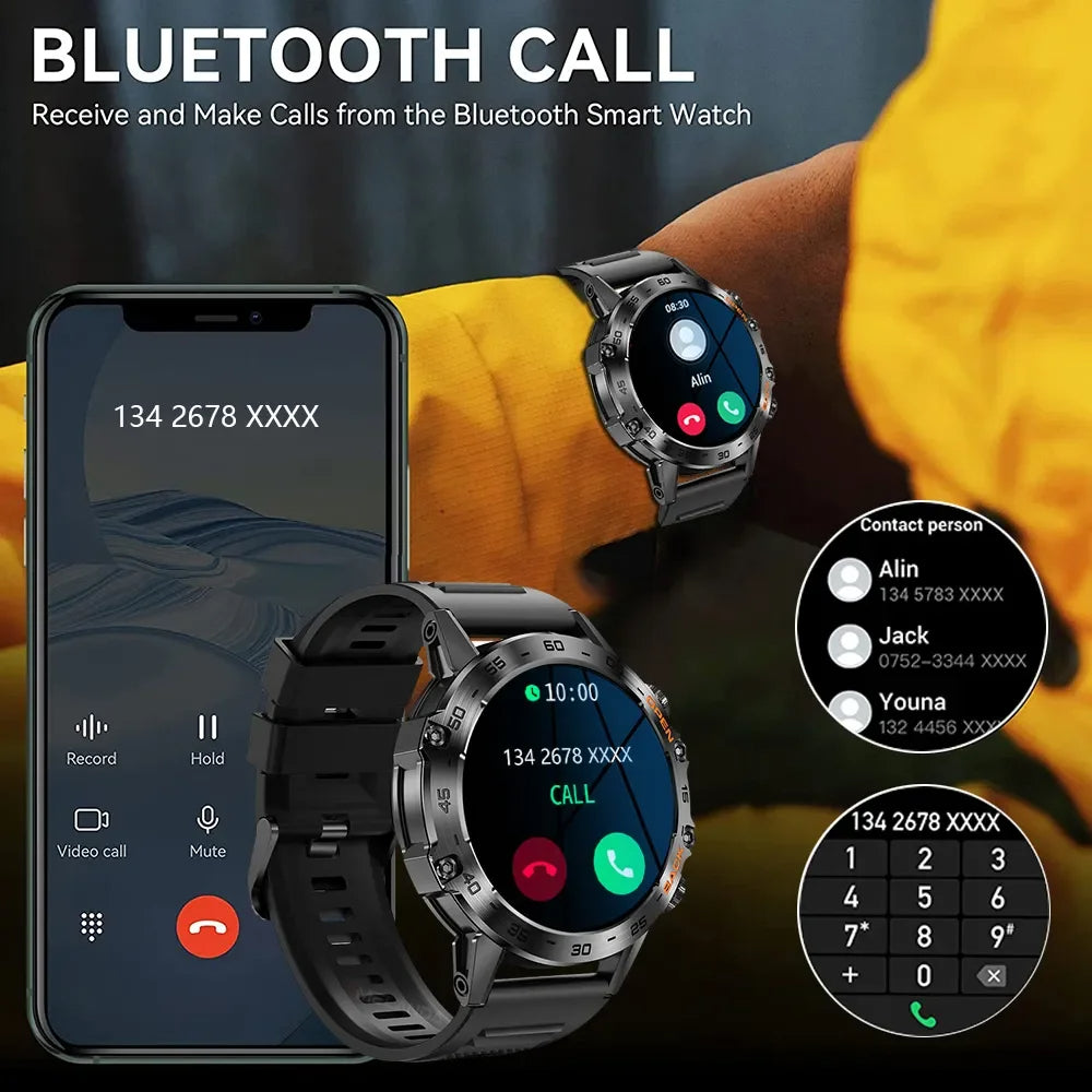 Outdoor Pro Bluetooth Smart Watch with Health Tracking