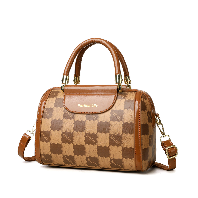 Blush Checkmate Handbag