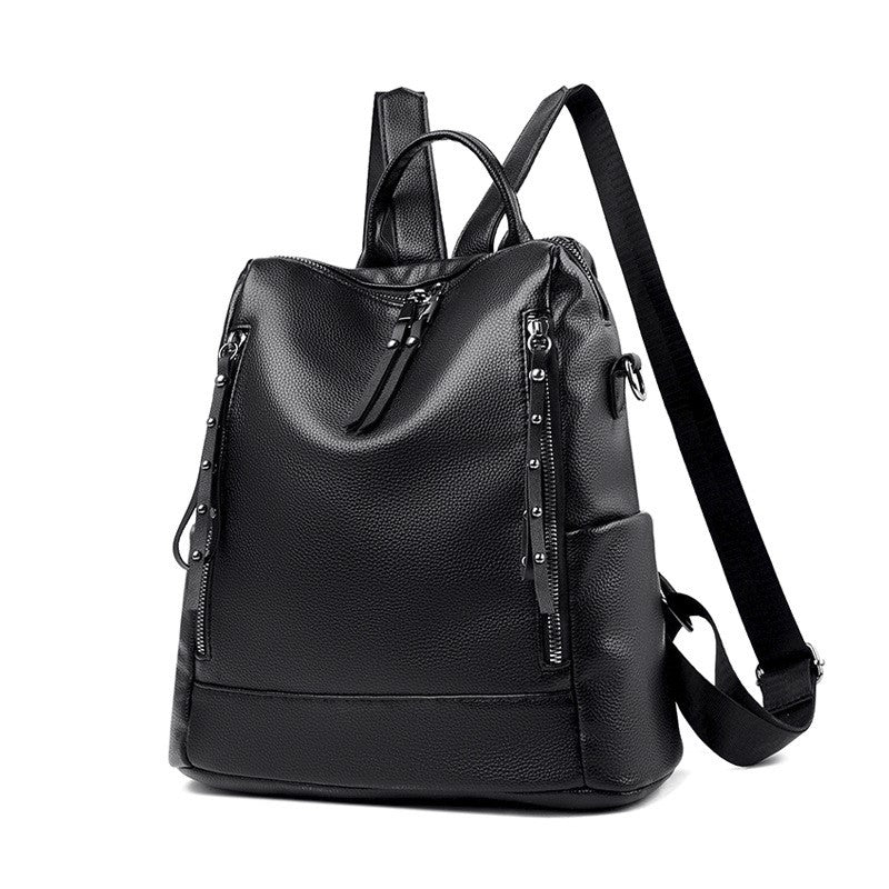 Chic Convertible Black Backpack