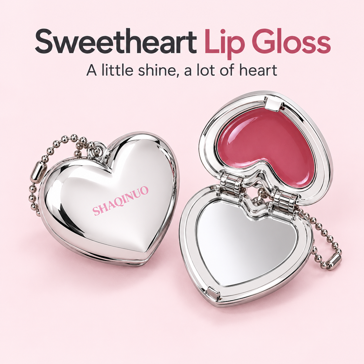 Heart-Shaped Gloss Lip Balm