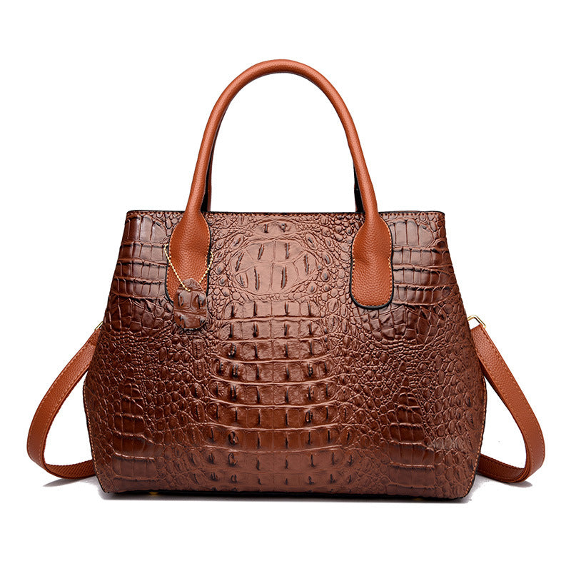 Croc Lux Minimalist Handbag