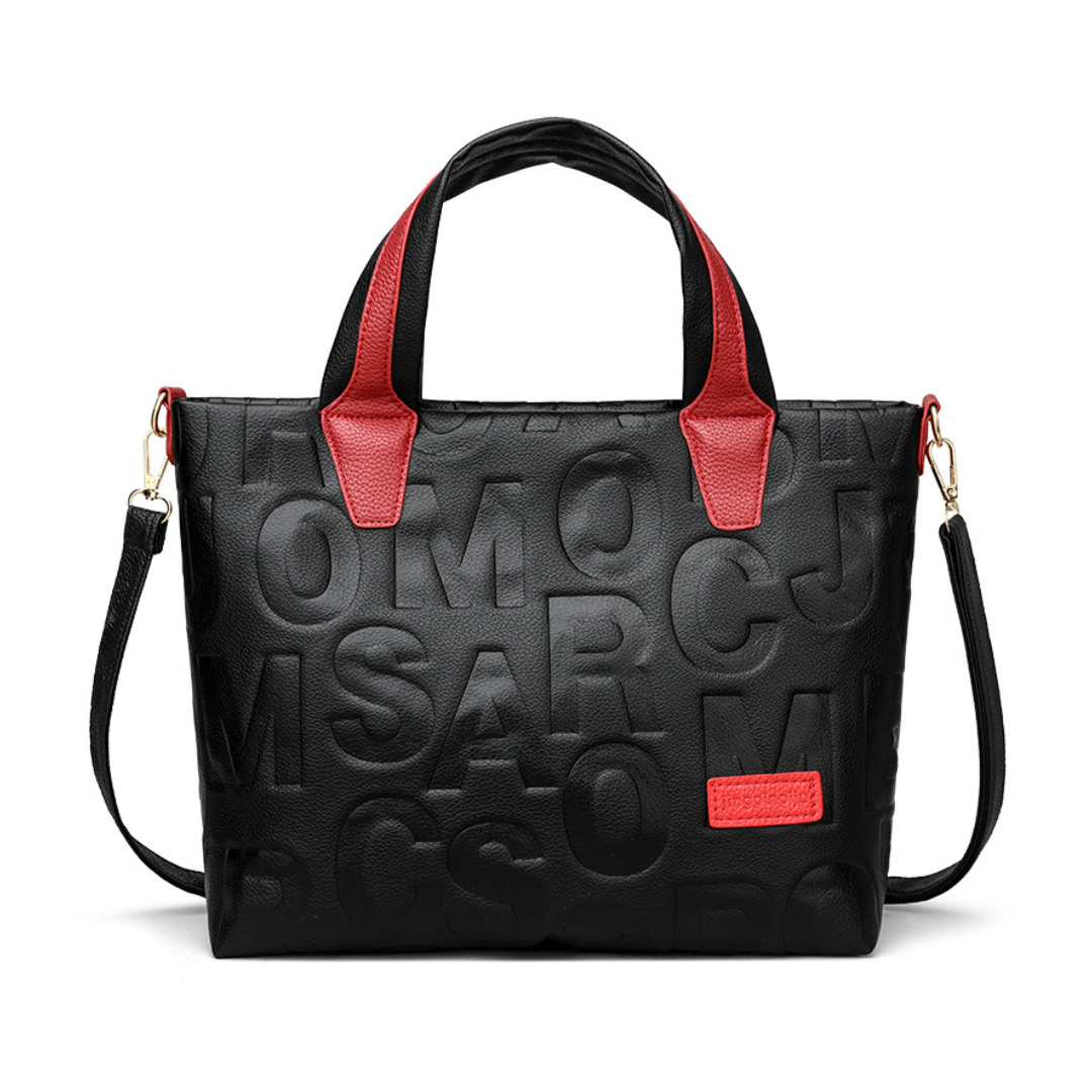 Mbossed Letter Tote Bag