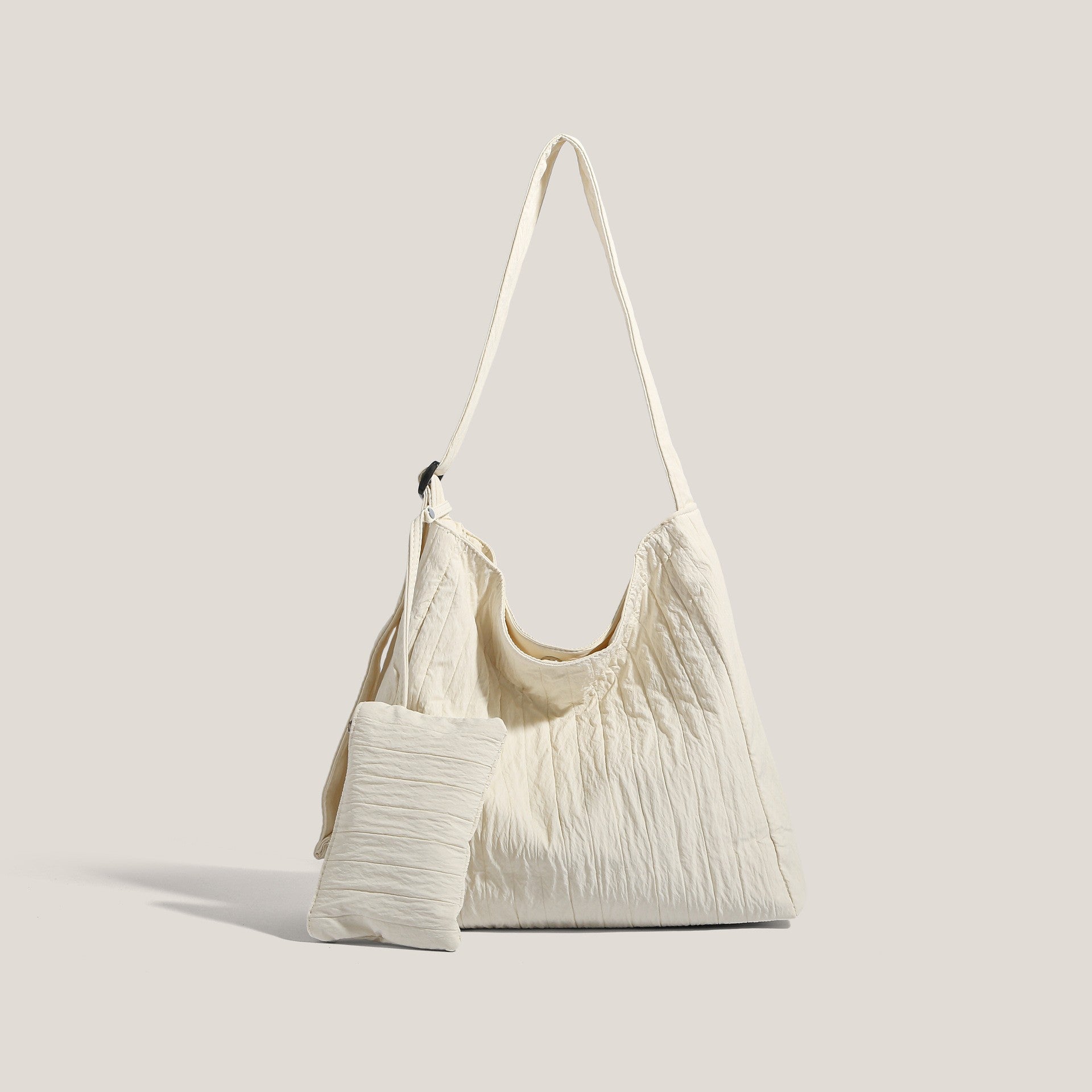 Soft Pleated Large Capacity Tote Bag
