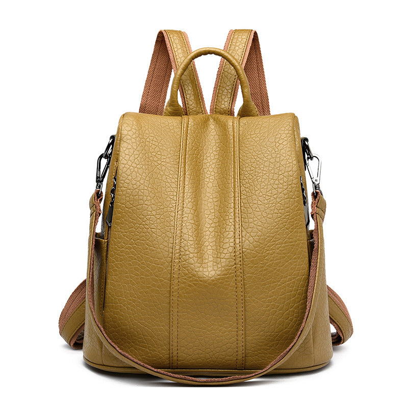 Voyage Soft PU Leather Backpack