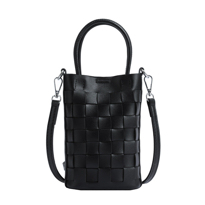 Urban Weave Fashionable Bucket Bag