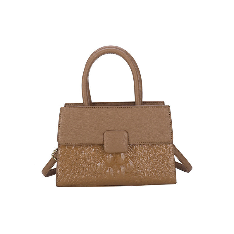 Croco Chic Splice Handbag