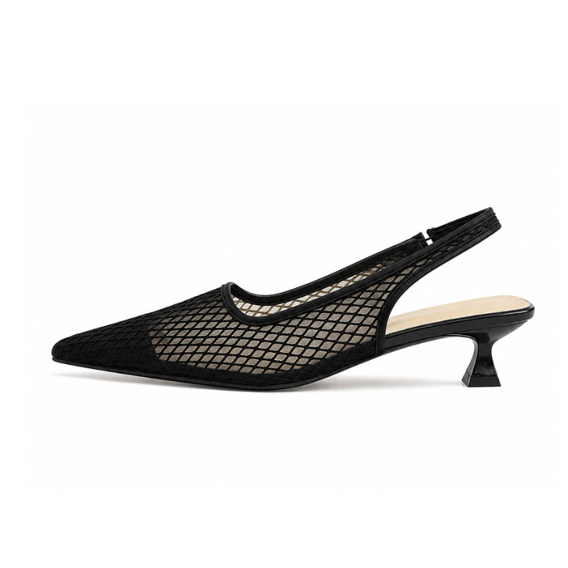 Crystal Veil Pointed Heels