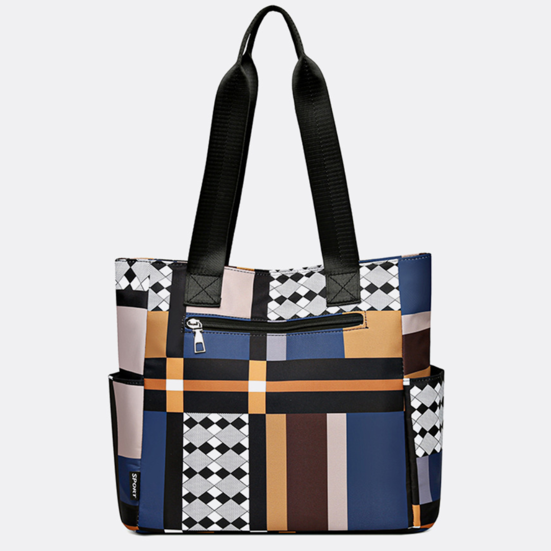 Luxe Contrast Tote Bag