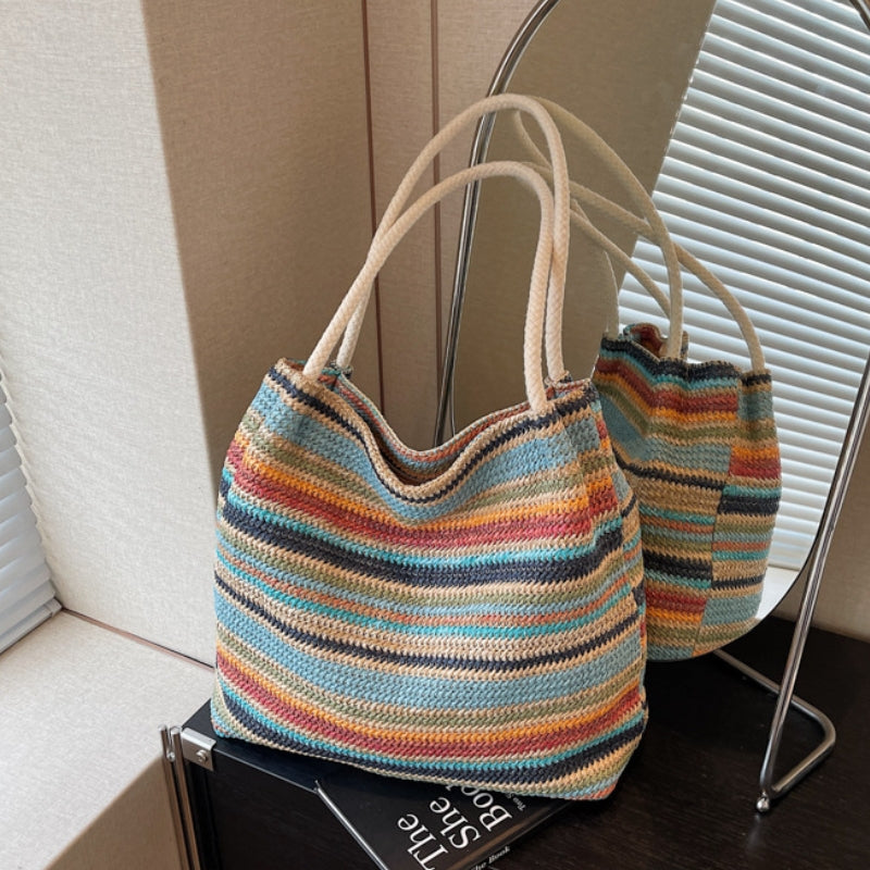 Tri Panel Sculpt Shoulder Bag