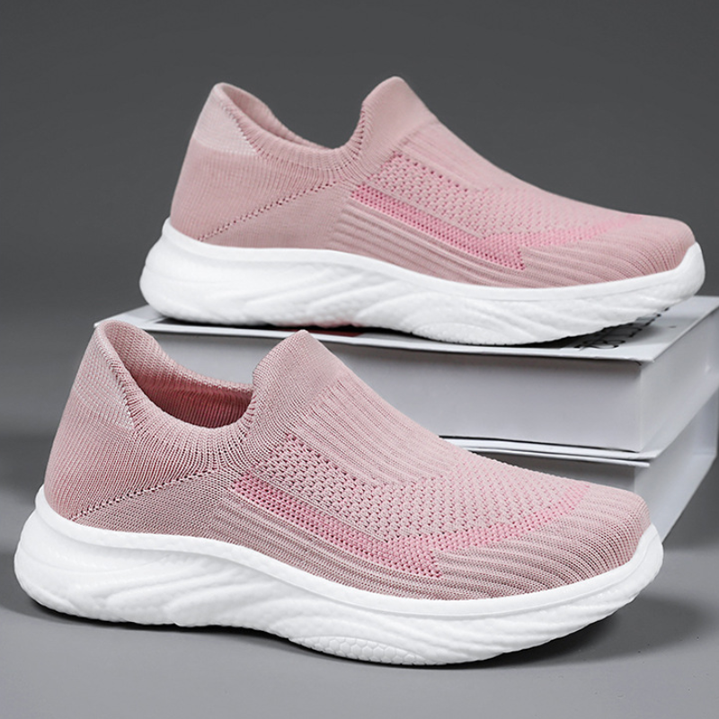 Men's Lightweight Elastic Knit Walking Casual Shoes