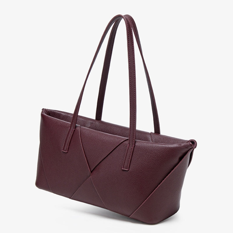 Women's Artistic X-Pattern Textured Shoulder Bag