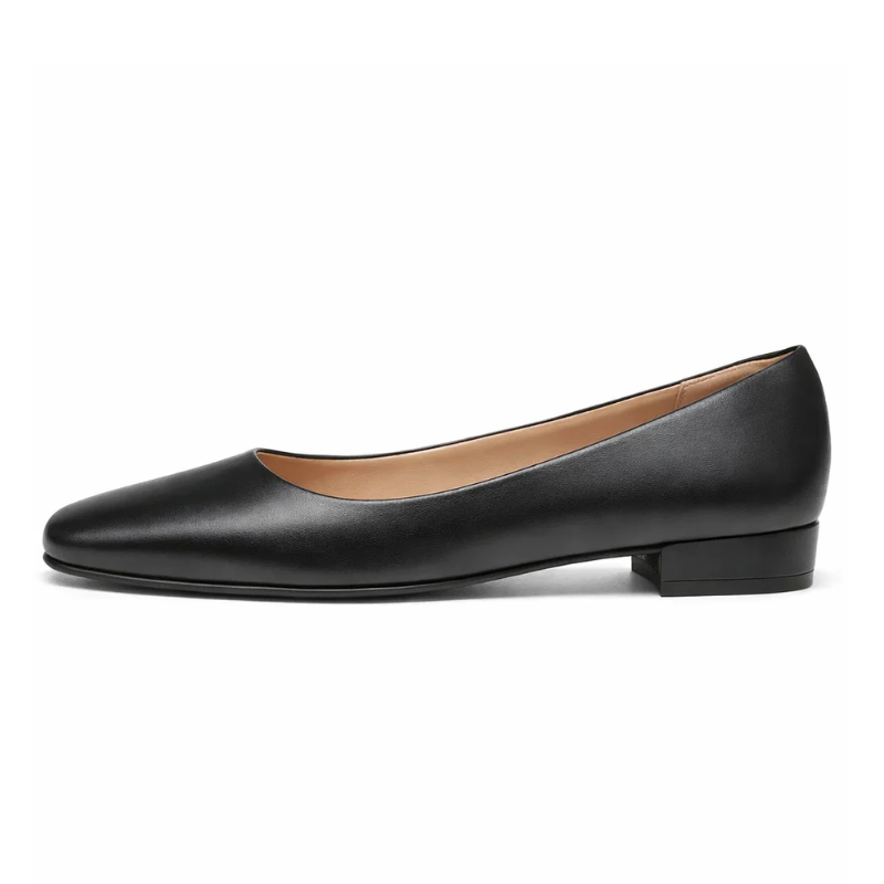 Low Heel Shallow Mouth Commuter Pumps