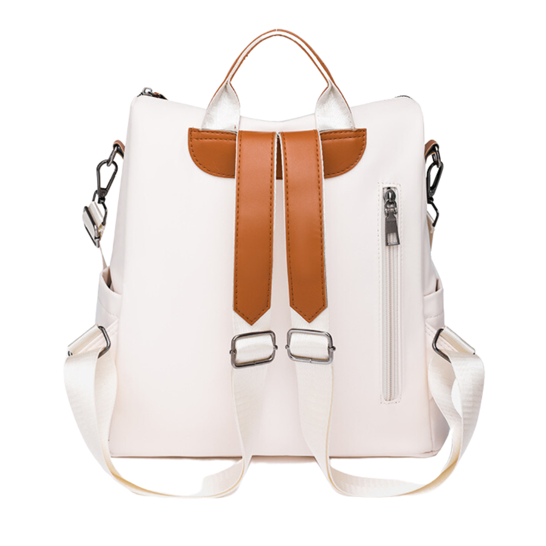 Fashionable Soft Leather Texture Backpack