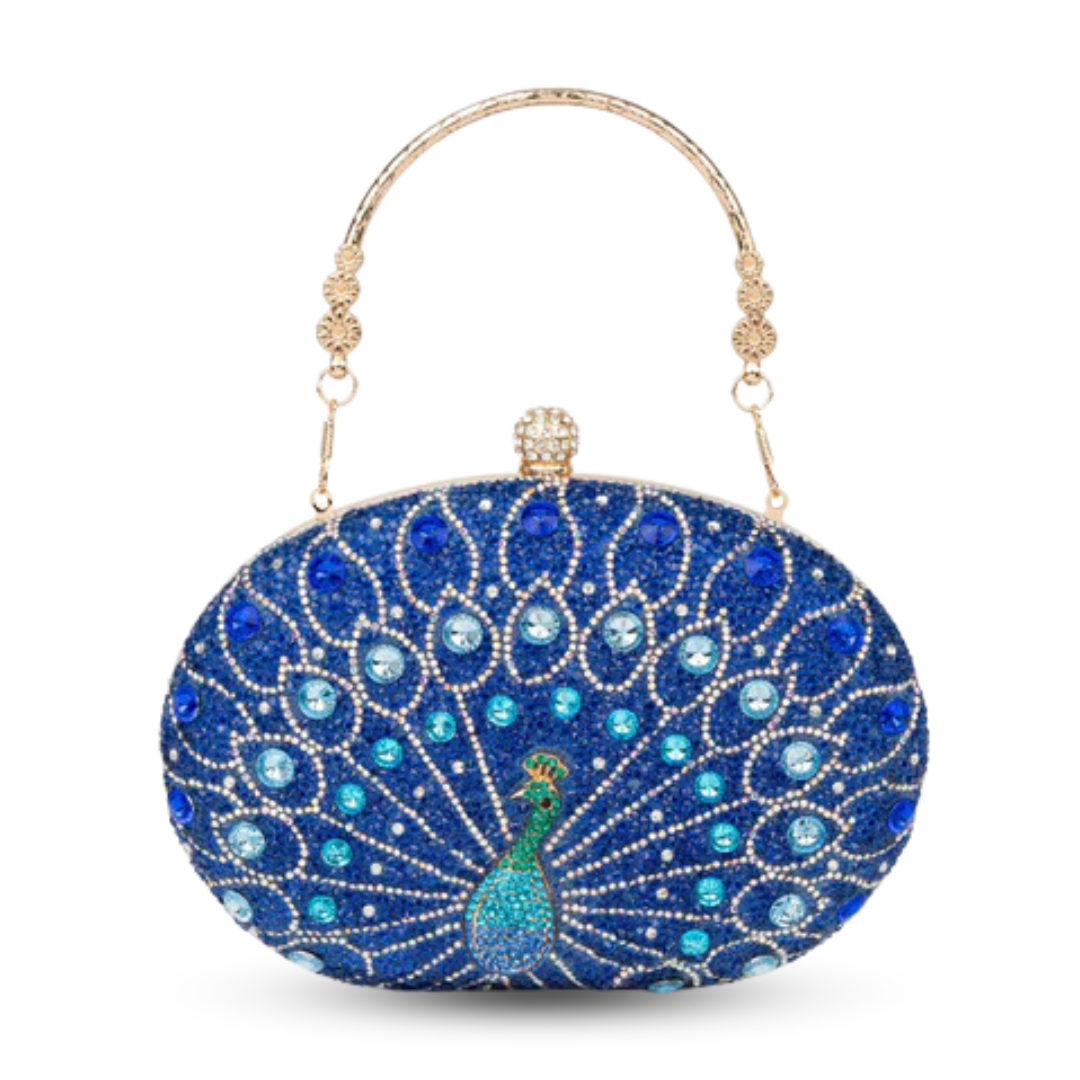 Peacock Radiance Clutch