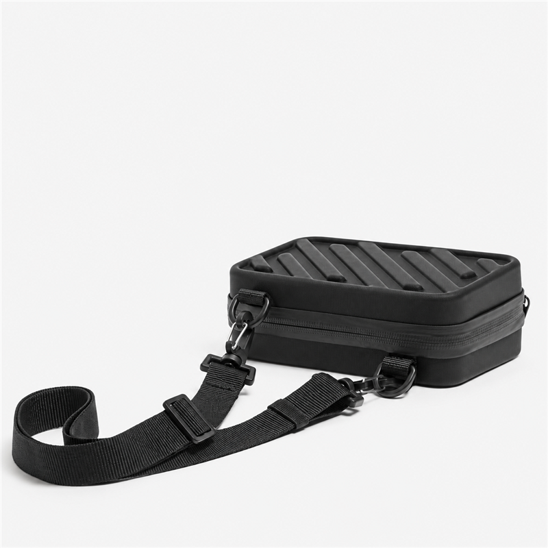 Onyx Frame Men’s Box Crossbody Bag