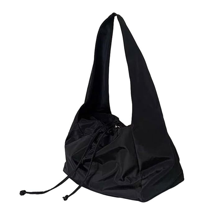 Nylon Zipper Shoulder Bag for Women