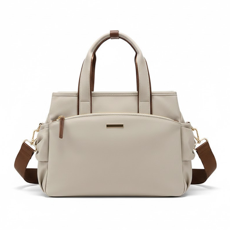 Pleated Large Capacity Commuter Handbag