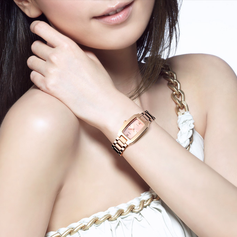 Elegant Luxe Waterproof Quartz Watch for Women