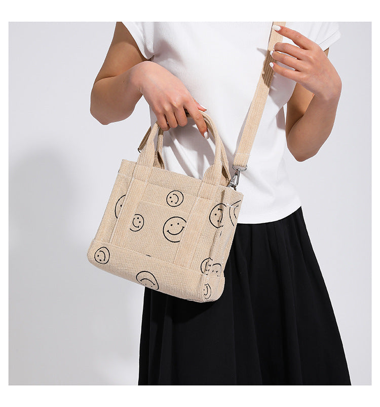 Portable Print Carryall Hand Bag