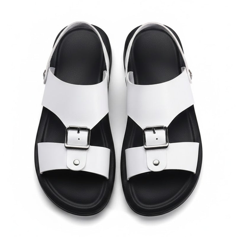 Men's Buckled Slingback Leisure Sandals