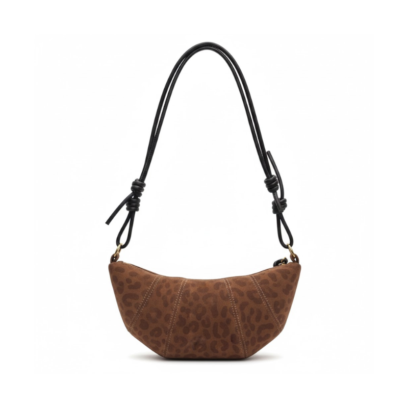 Croissant Chic Crossbody Bag