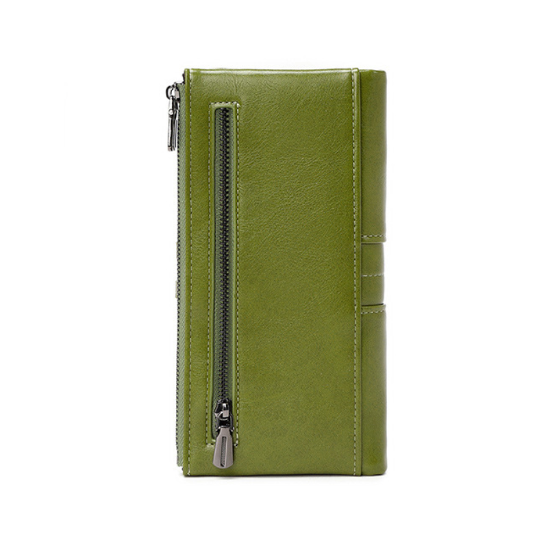 Sage Slimline Clutch RFID Wallet