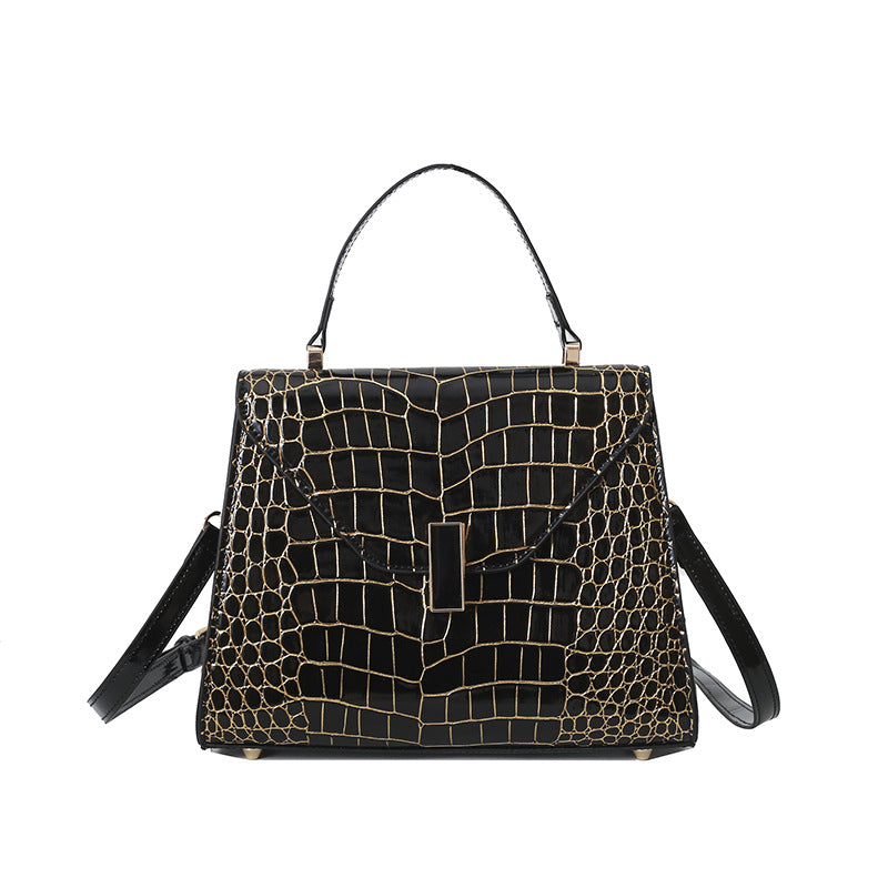 Texture Crocodile Pattern Handbag