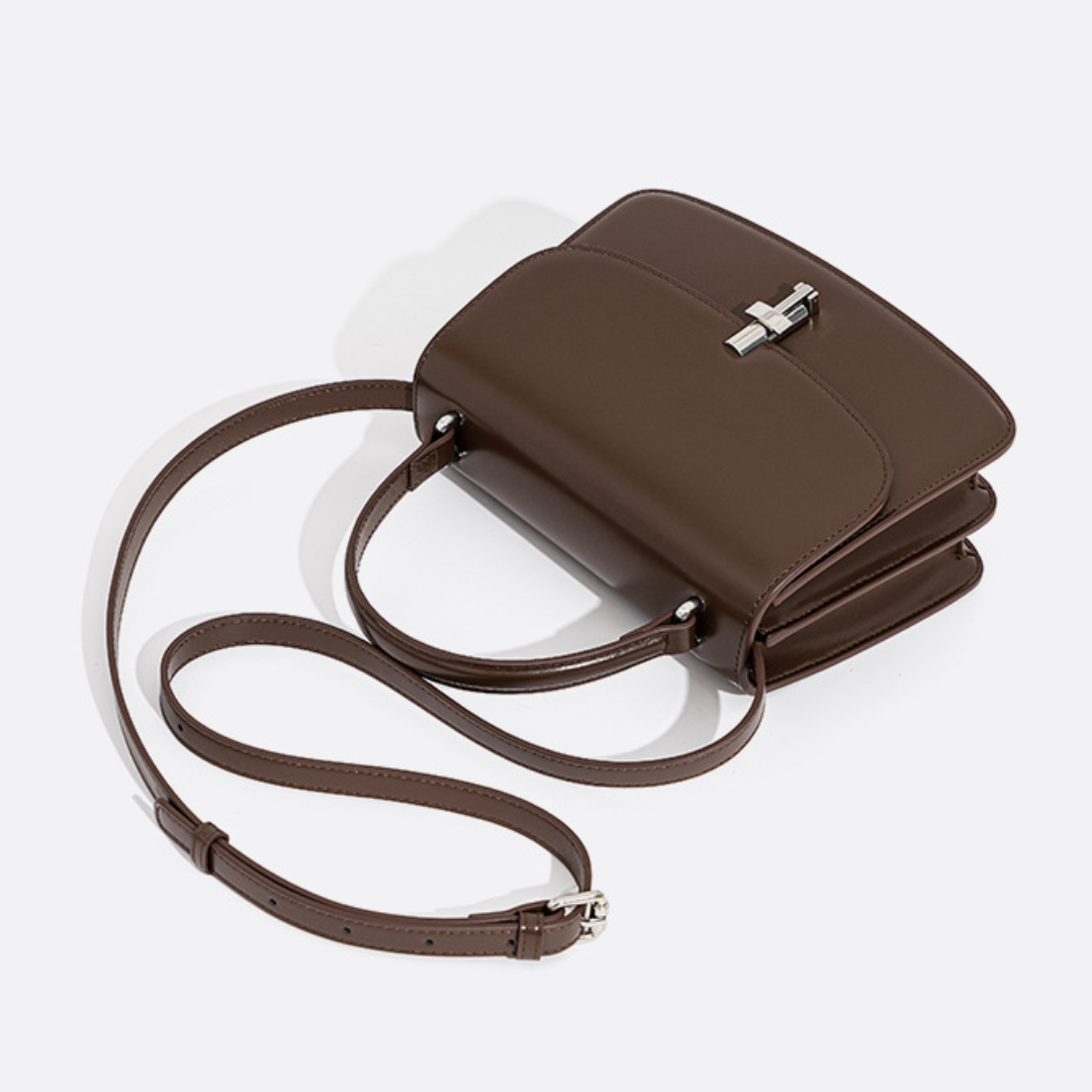 Pure Genuine Leather Crossbody Bag