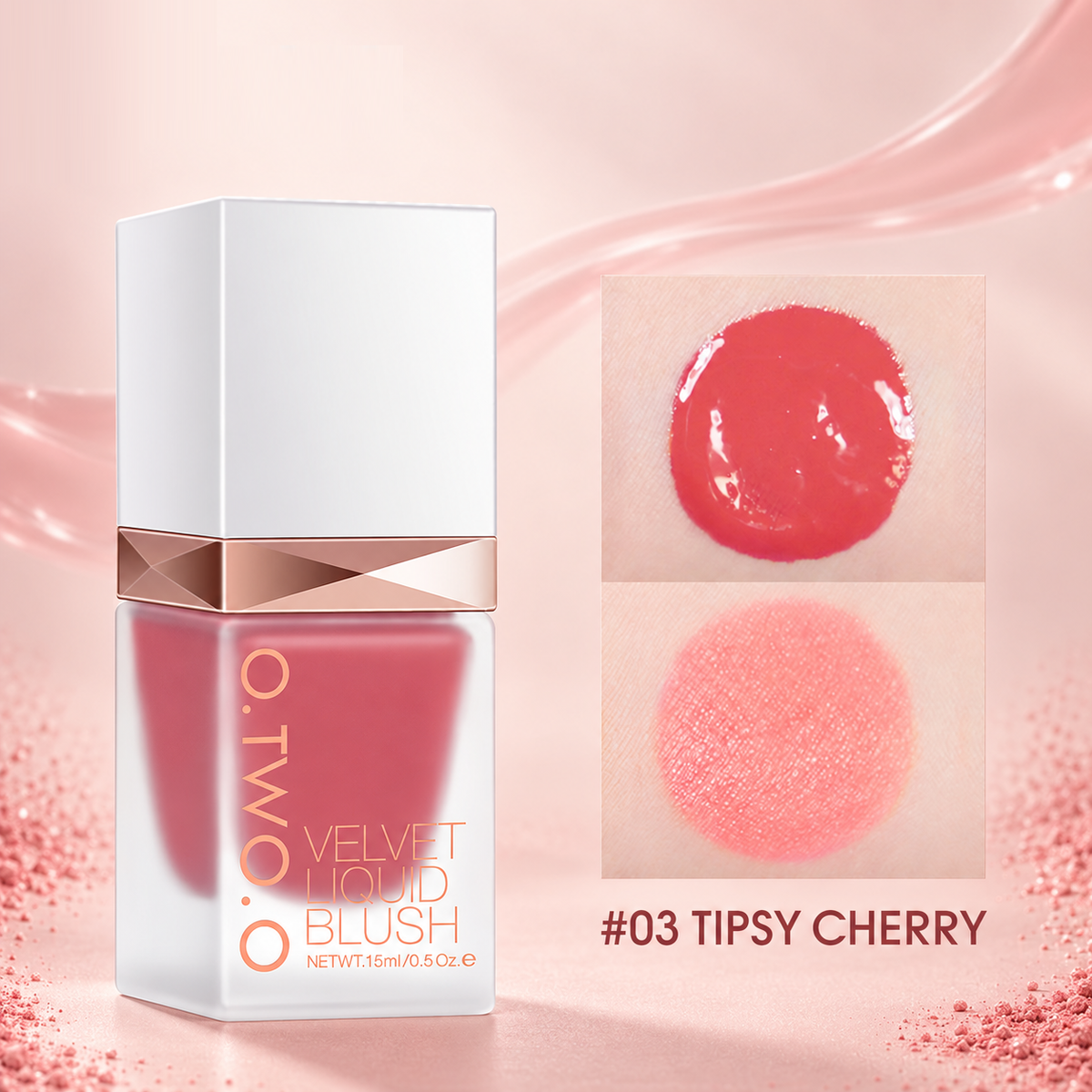 VelvetFlush Silky Liquid Blush