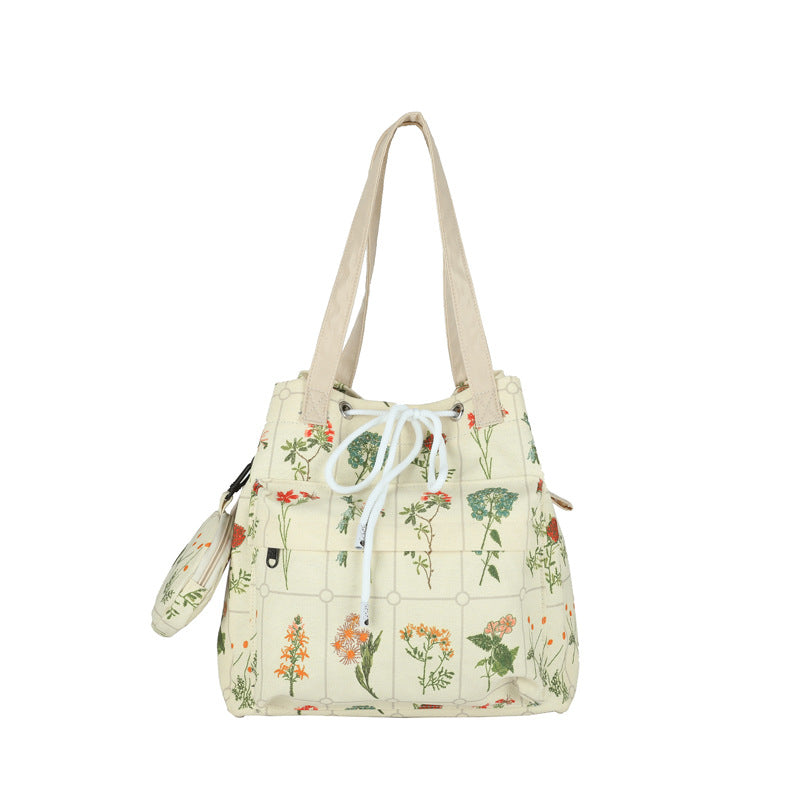 Printed Large Capacity Shoulder Bag