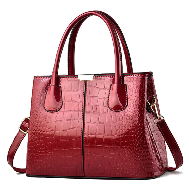 Fashionable Stone Pattern Handbag