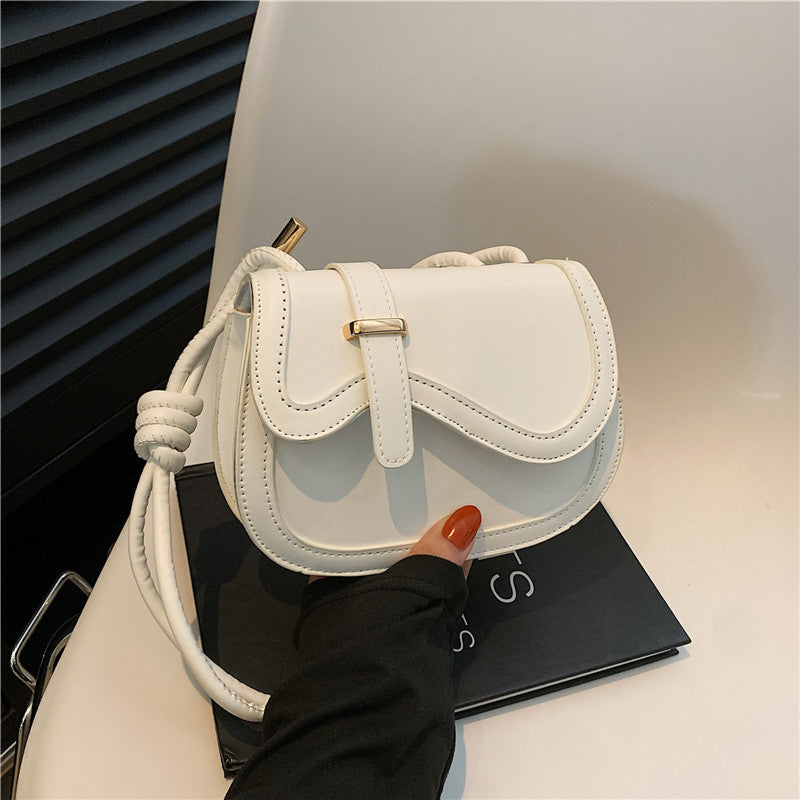 Trendy Texture Saddle Bag