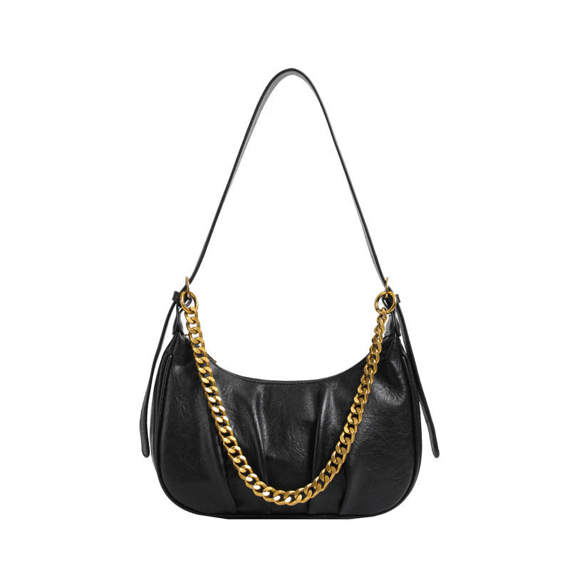 Luxe Ligne Design Texture Shoulder Bag