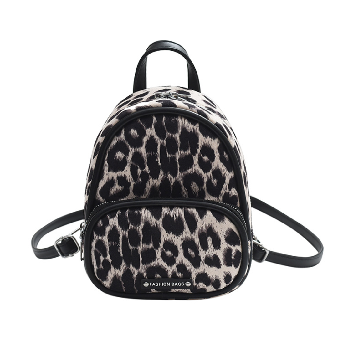 Leopard Print Backpack