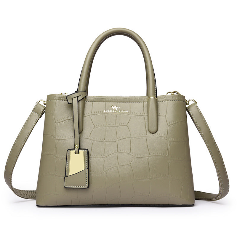 Elite Croc Embossed Handbag