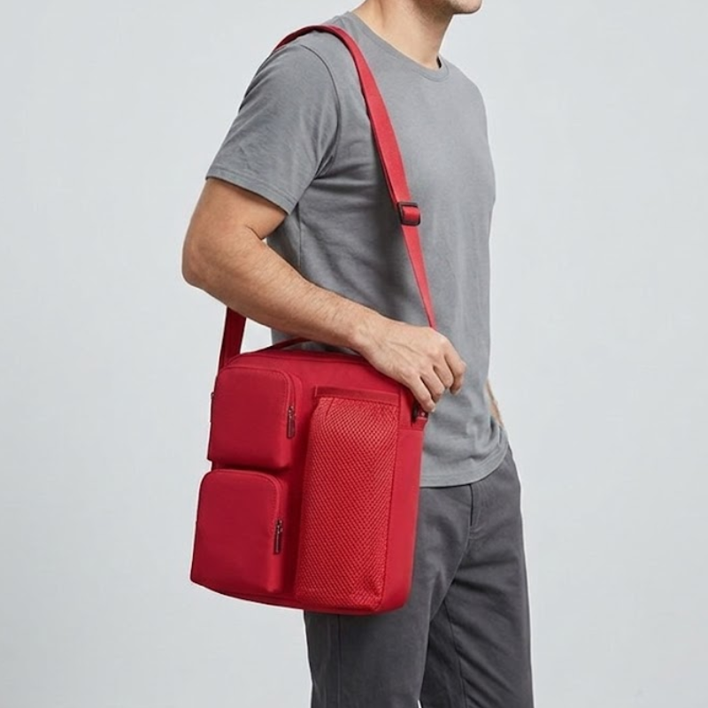 Men's Dynamic 3-Compartment Cargo Crossbody Bag