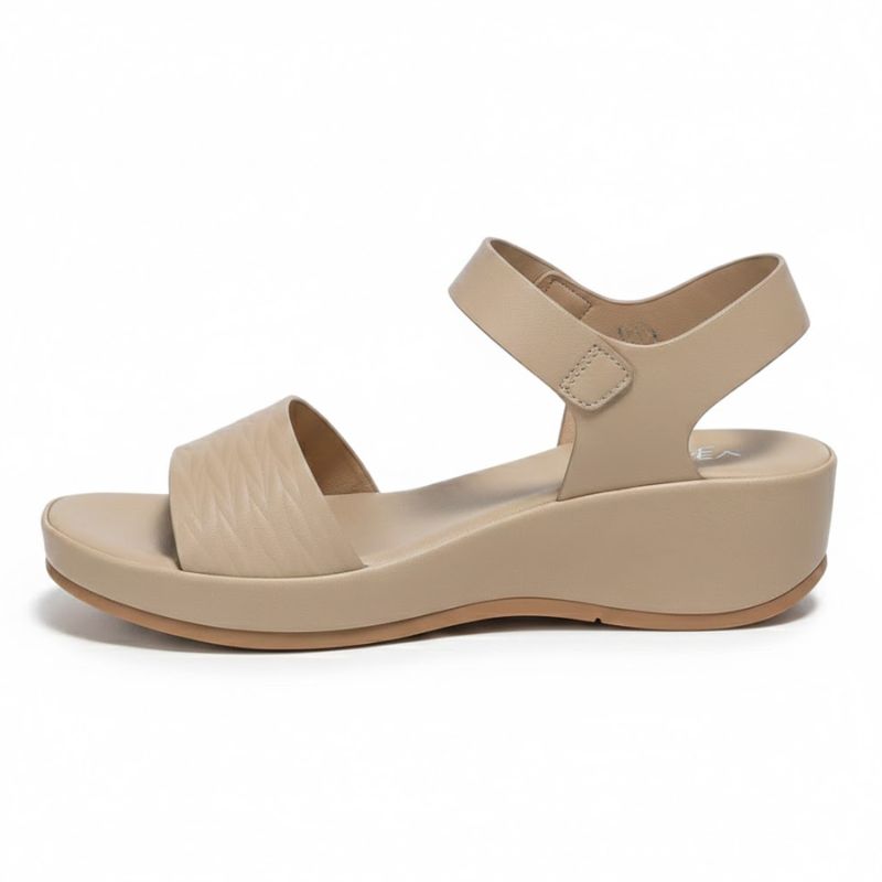 Modern Textured Wedge Sandals for Women