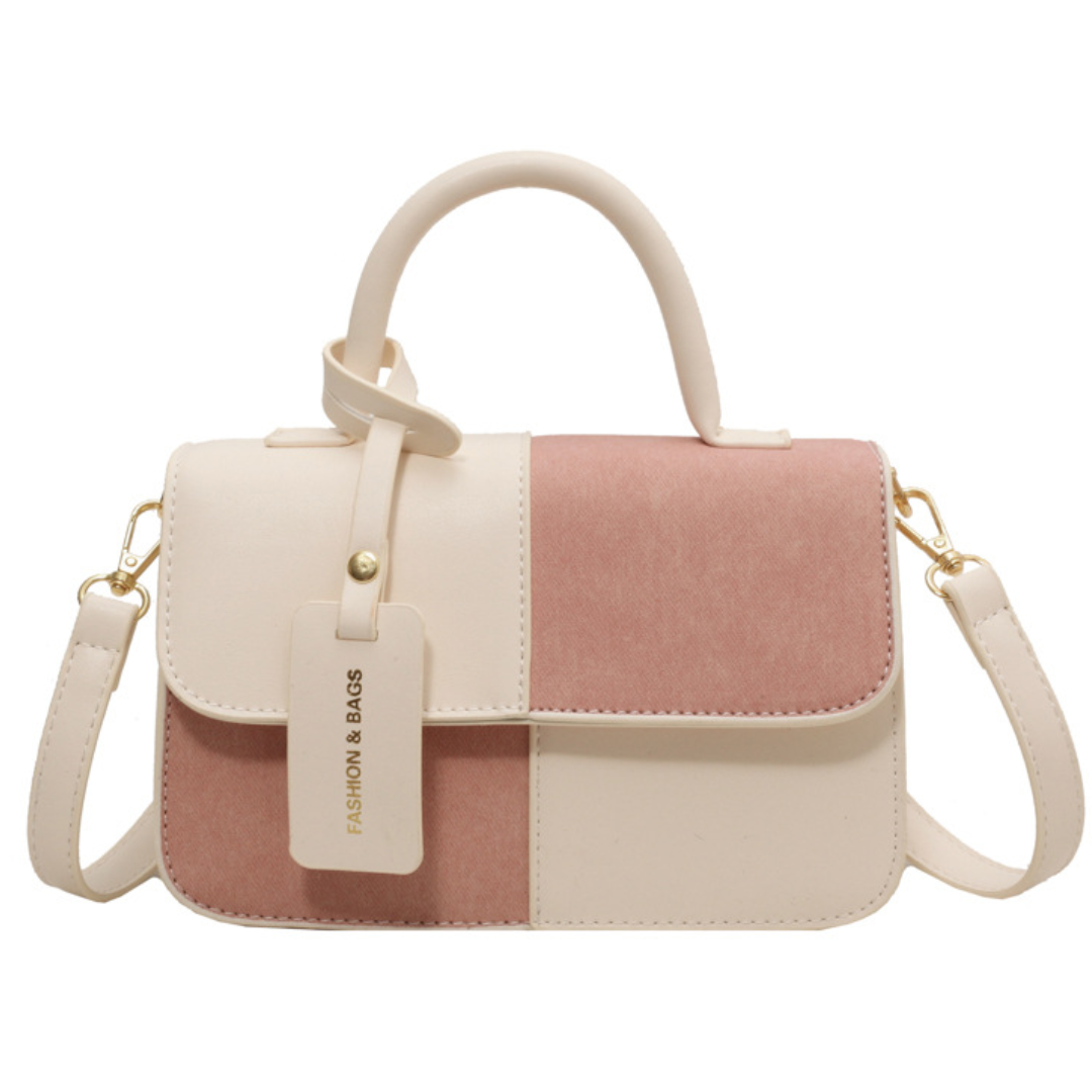 Elegant Contrast Crossbody Bag