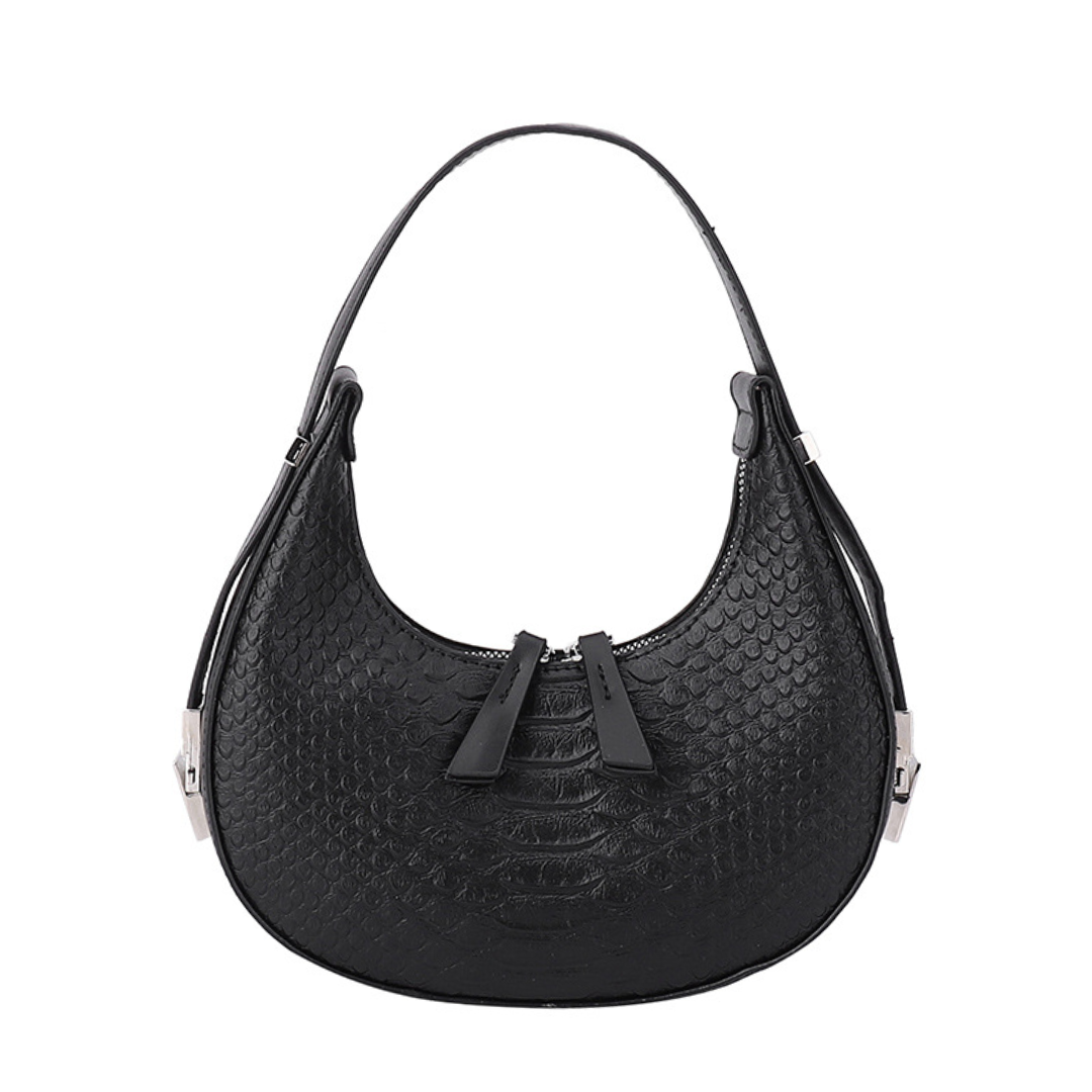 Crocodile Pattern Saddle Bag