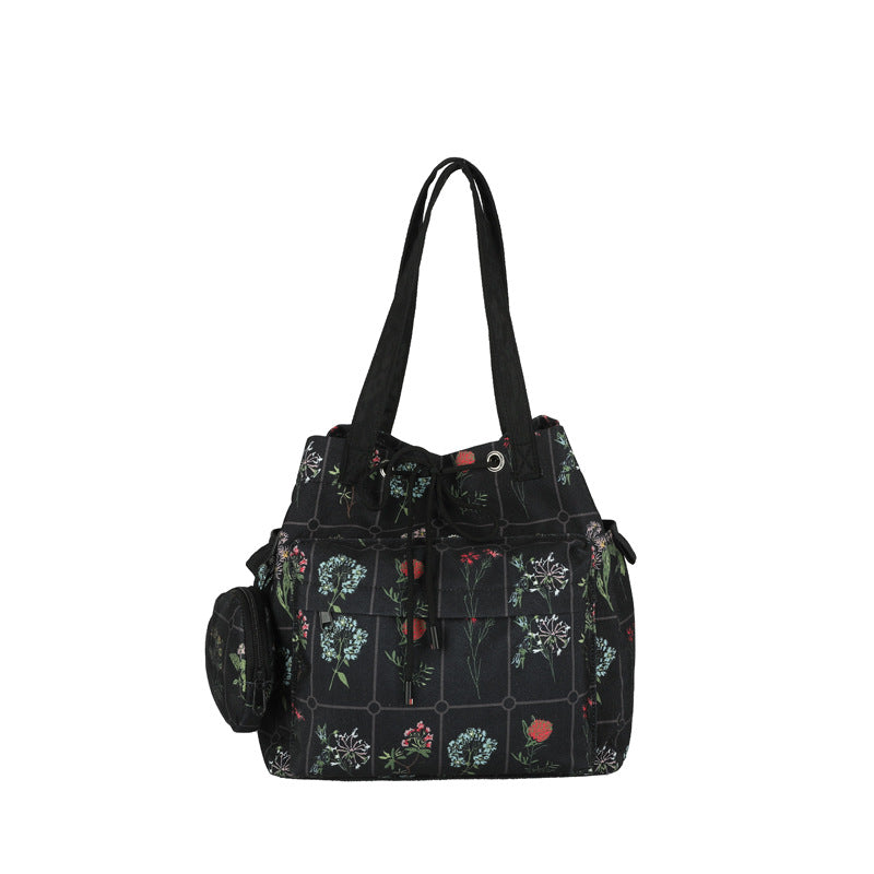 Printed Large Capacity Shoulder Bag