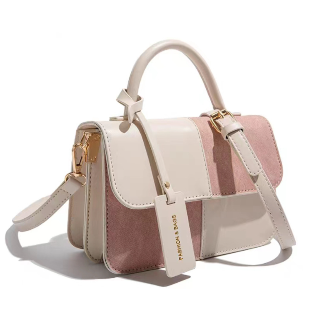 Elegant Contrast Crossbody Bag